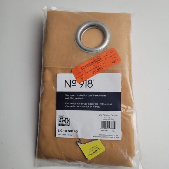 No. 918 Other - NEW No. 918 Emily Sheer One Grommet Curtain Panel 'Cry' 59 x 84 inch . #BT2